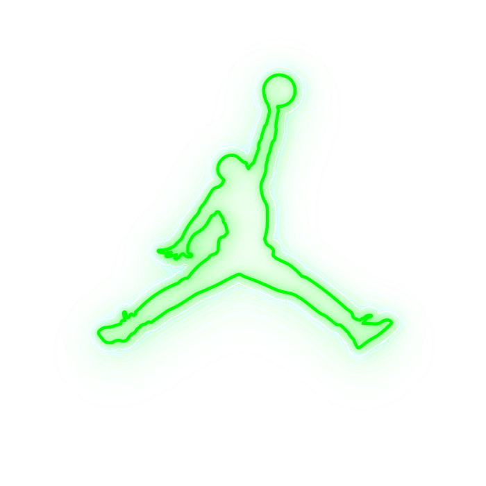Jordan Logo LED Neon Sign β Neonverse
